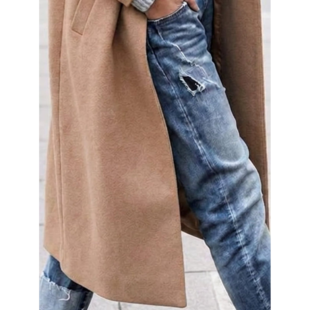 Women's Oversized Coat, detail view