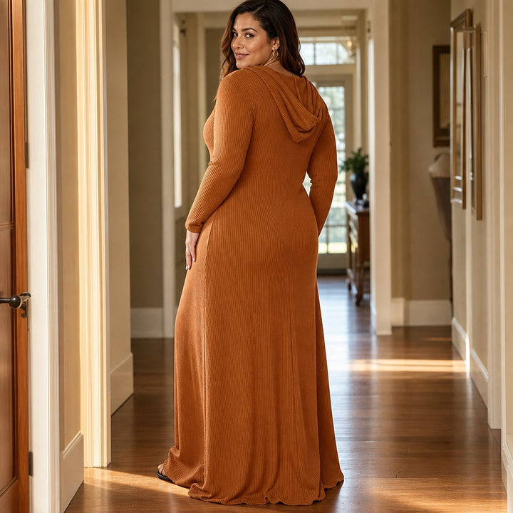 Women's Knit Maxi Dress, detail view 2