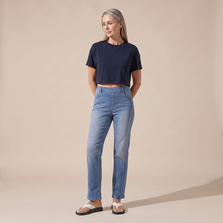 Women's Pull On Jeans, detail view 4