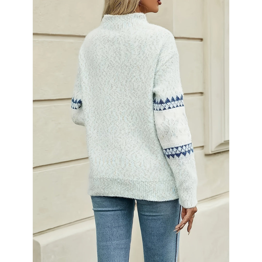 Women's Christmas Sweater, back view