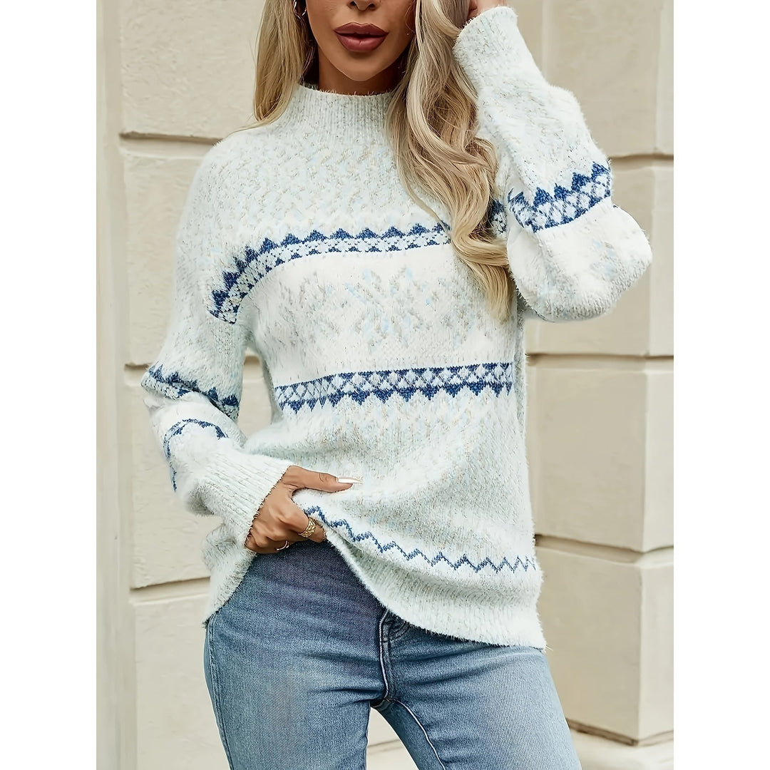 Women's Christmas Sweater, front view 3
