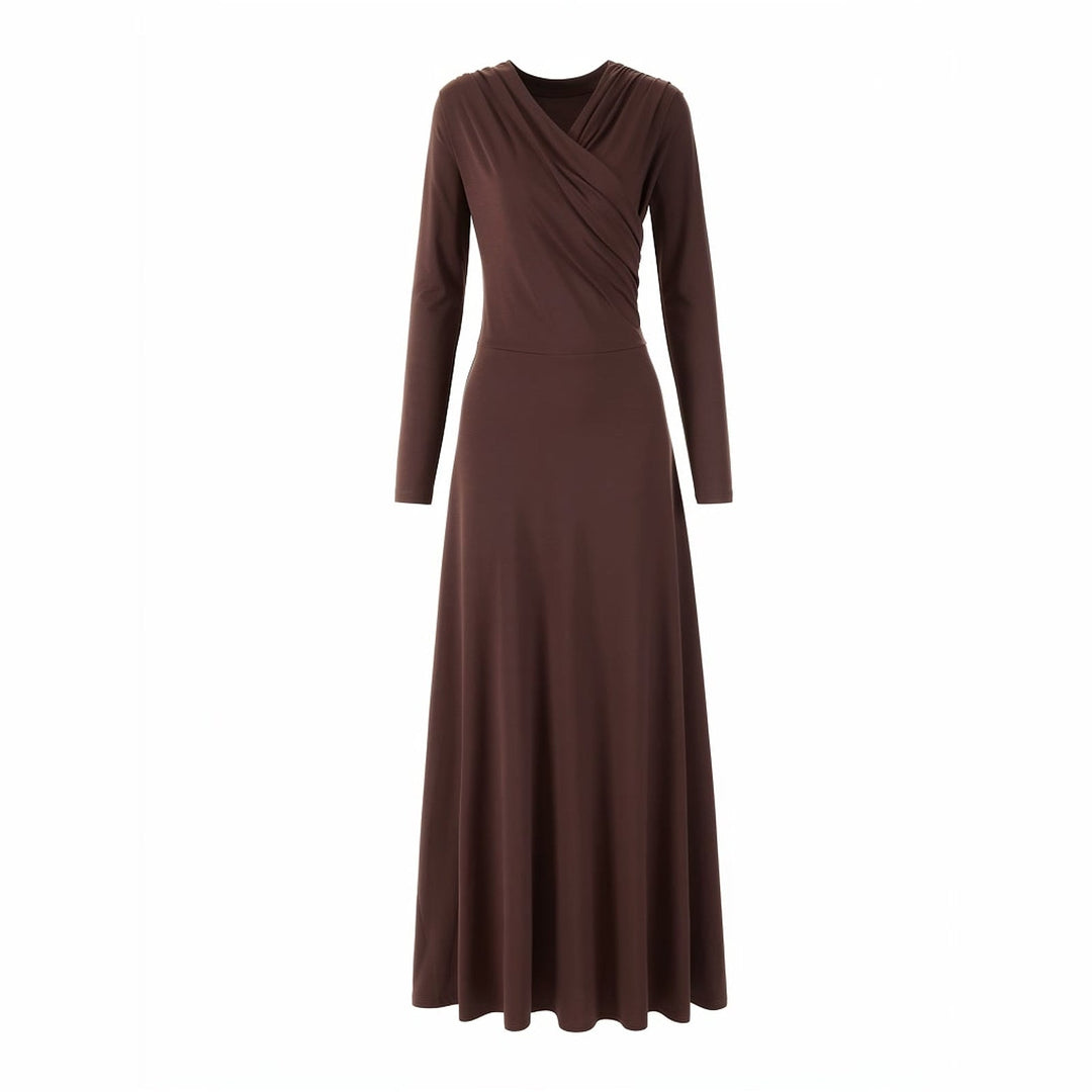 Women's Wrap Maxi Dress, front view