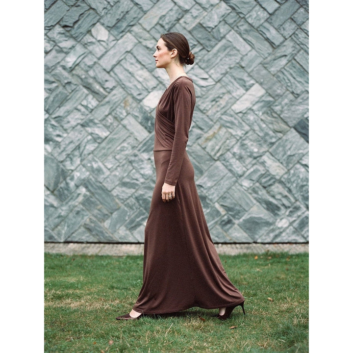 Women's Wrap Maxi Dress, side view