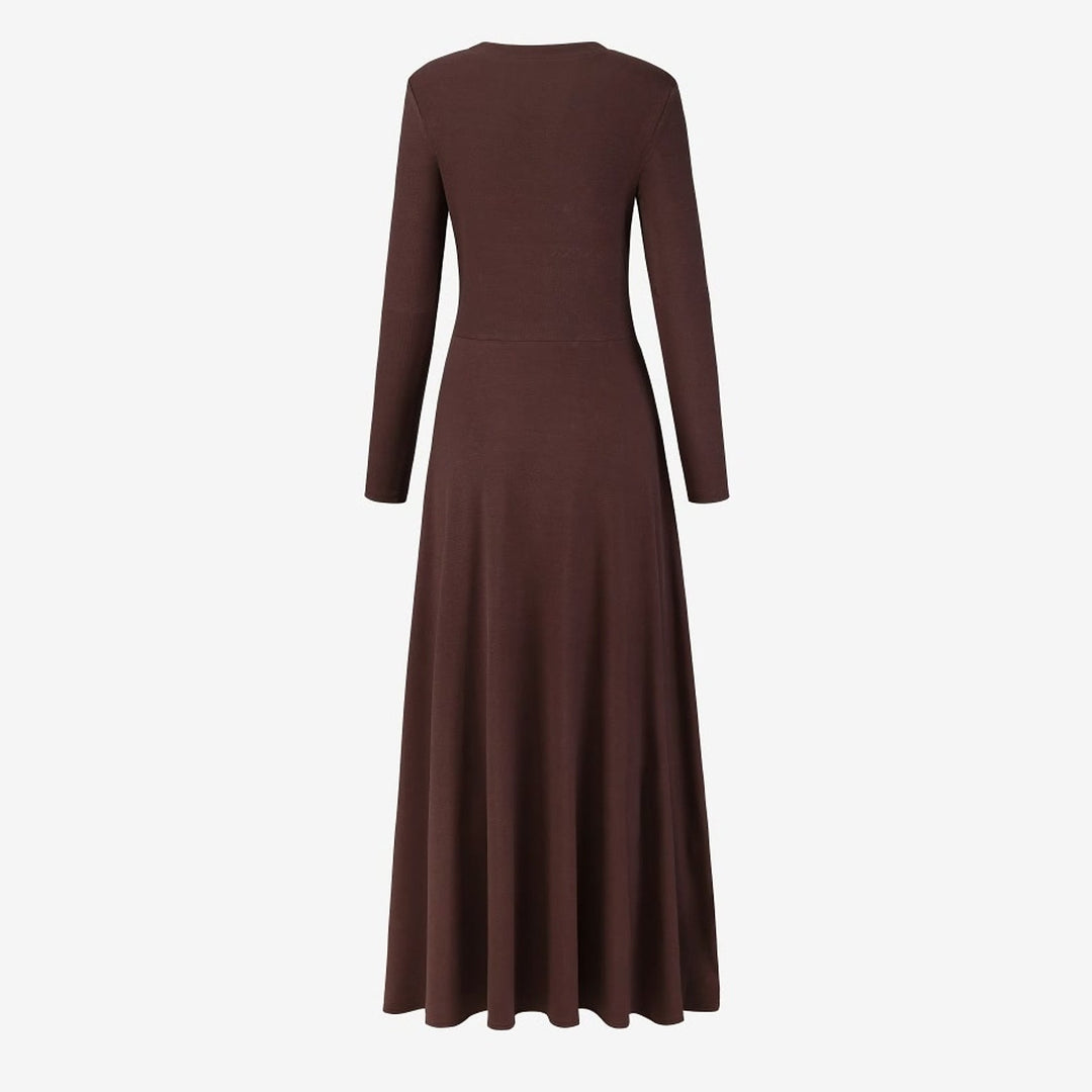 Women's Wrap Maxi Dress, back view