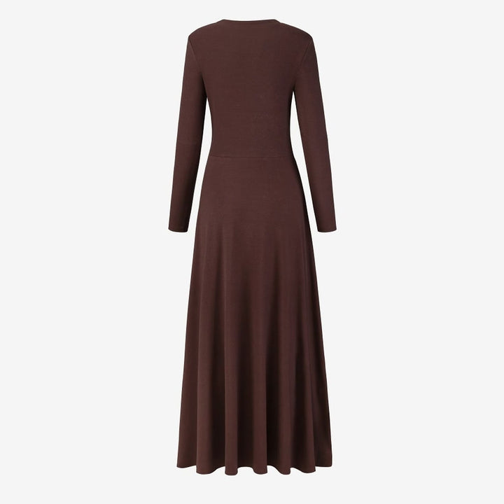 Women's Wrap Maxi Dress, back view